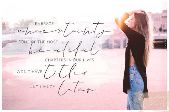 Diamonds & Pearls Font PNG with transparent background - Preview 2