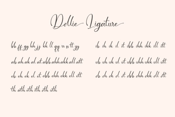 Dollie Font - Preview 6