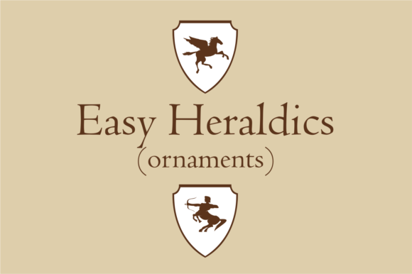 Easy Heraldics Font - Preview 3