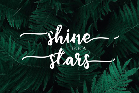 Flashlight Script Font PNG with transparent background - Preview 3