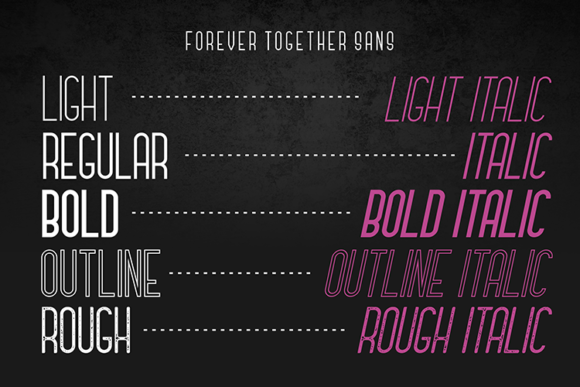 Forever Together Duo Font - Preview 6