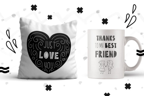 Friends Forever Duo Font - Preview 5