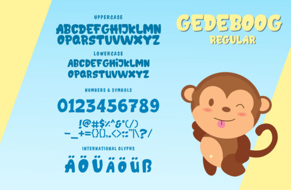 Gedeboog Font - Preview 3