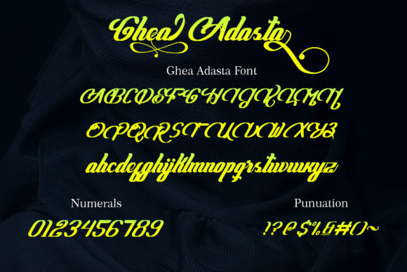 Ghea Adasta Script Font - Preview 6