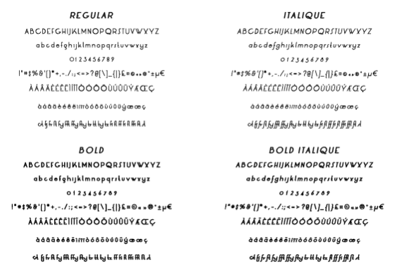 Gislaine Family Font - Preview 1