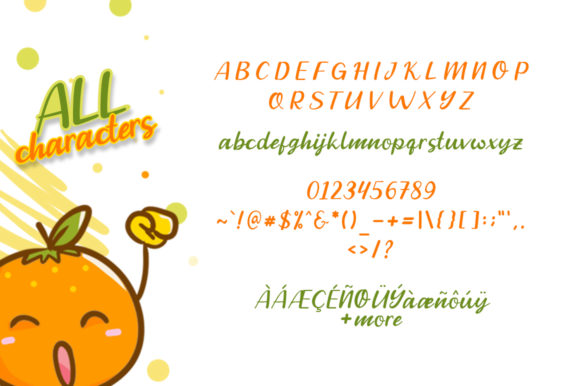 Go Orange Font - Preview 4
