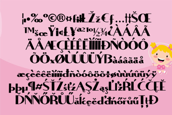 Golly Gee Whiz Font PNG with transparent background - Preview 2