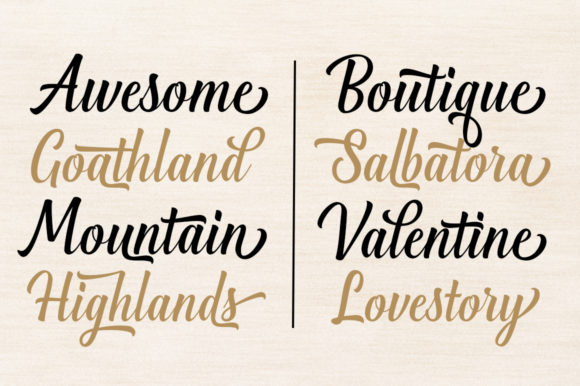 Greenlight Script Font - Preview 1