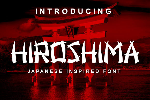 Hiroshima Decorative Font By vladimirnikolic