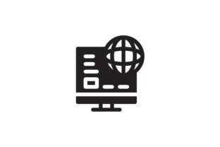 Internet Glyph Icon Graphic by Muhazdinata · Creative Fabrica