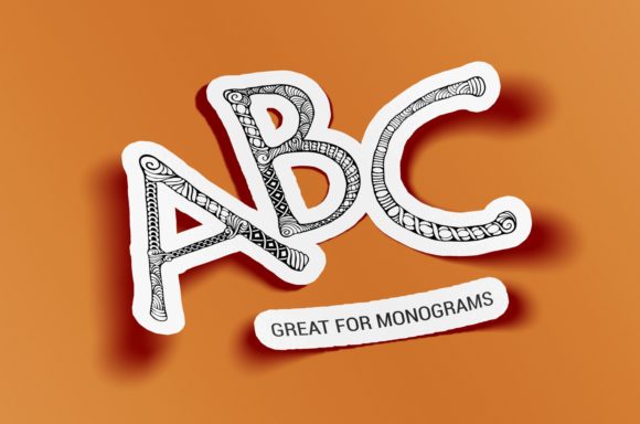 Janzen Font PNG with transparent background - Preview 1