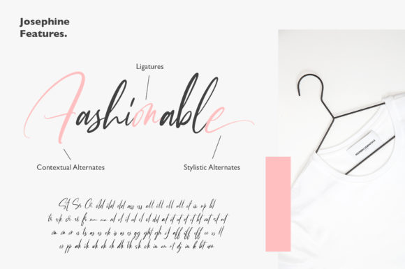 Josephine Script Font PNG with transparent background - Preview 5