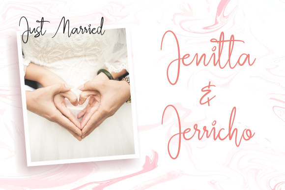 Jullia Script Font PNG with transparent background - Preview 1
