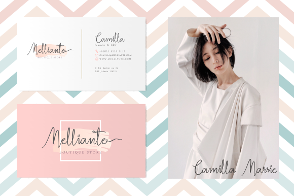 Jullia Script Font PNG with transparent background - Preview 2