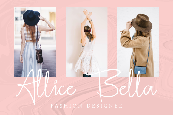 Jullia Script Font PNG with transparent background - Preview 3