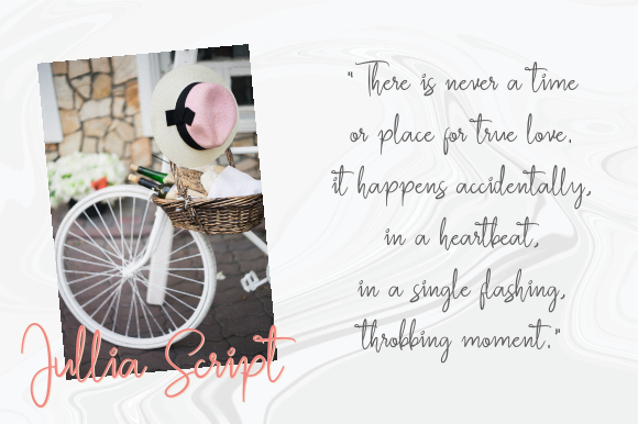 Jullia Script Font PNG with transparent background - Preview 4