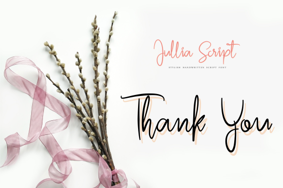 Jullia Script Font PNG with transparent background - Preview 5