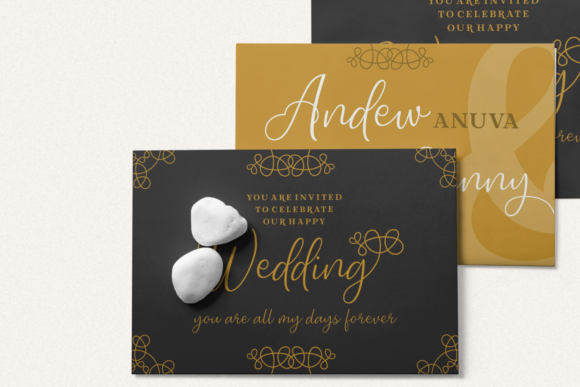 Lova Valove Duo Font PNG with transparent background - Preview 1