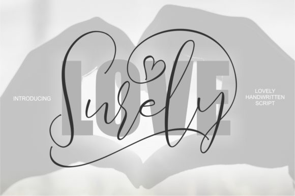 Love Surely Font font preview - 2