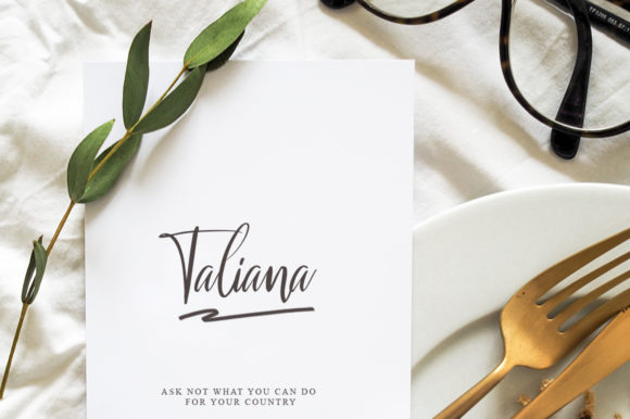 Malenna Script Font PNG with transparent background - Preview 1