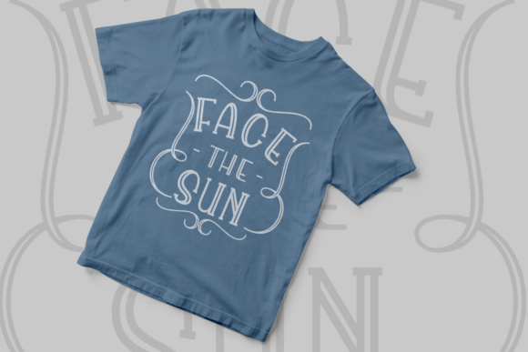 Masrun Carved Font PNG with transparent background - Preview 1
