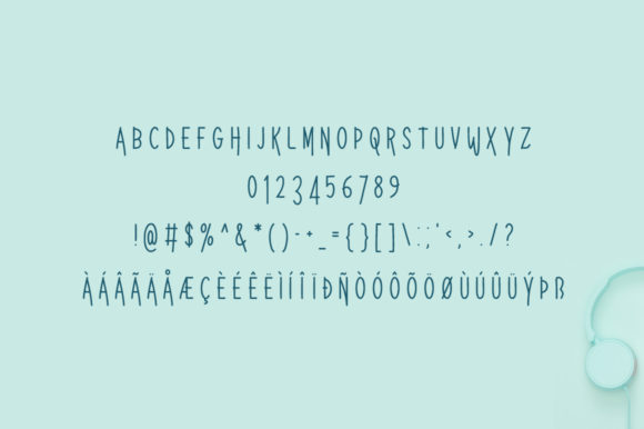 Maximin Font PNG with transparent background - Preview 1