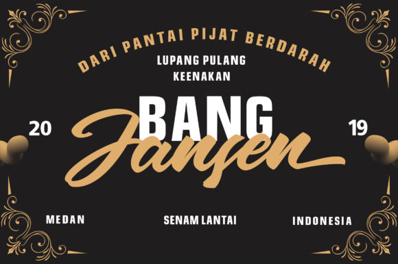 Maye Telisik Duo Font PNG with transparent background - Preview 3
