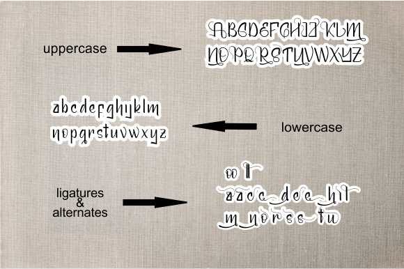 Mellunker Font PNG with transparent background - Preview 3