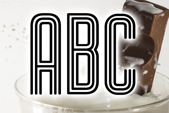 Milk and Chocolate Font PNG with transparent background - Preview 1