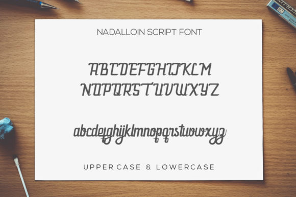 Nadalloin Font PNG with transparent background - Preview 4