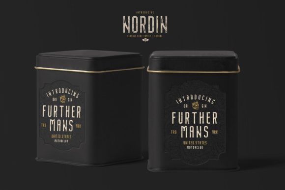 Nordin Family Font PNG with transparent background - Preview 2