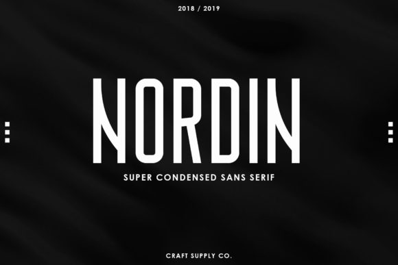 Nordin Font PNG with transparent background - Preview 1