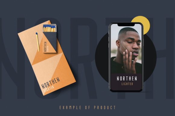 Nordin Font PNG with transparent background - Preview 2