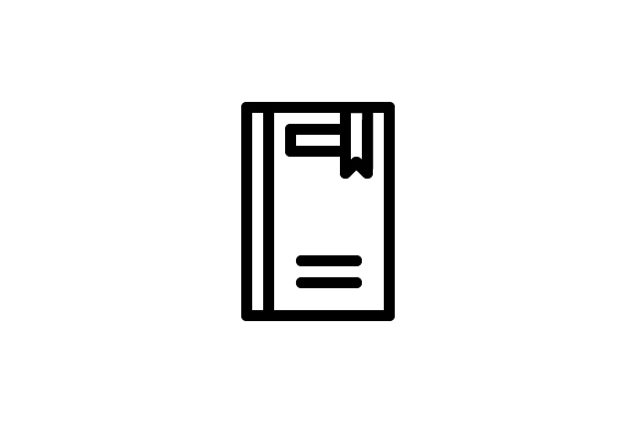Notebook Outline Icon Graphic by Muhazdinata · Creative Fabrica