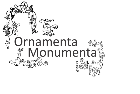 Ornamenta Monumenta Font PNG with transparent background - Preview 2