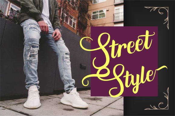 Pandai Sikek Script Font PNG with transparent background - Preview 1