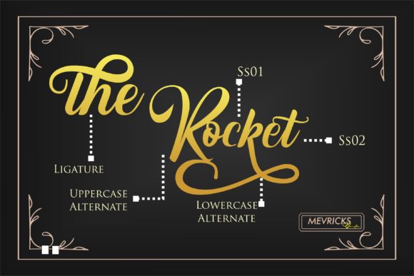 Pandai Sikek Script Font PNG with transparent background - Preview 5