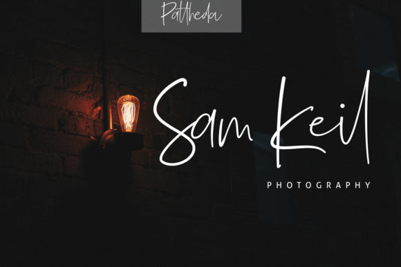 Pattheda Script Font PNG with transparent background - Preview 1