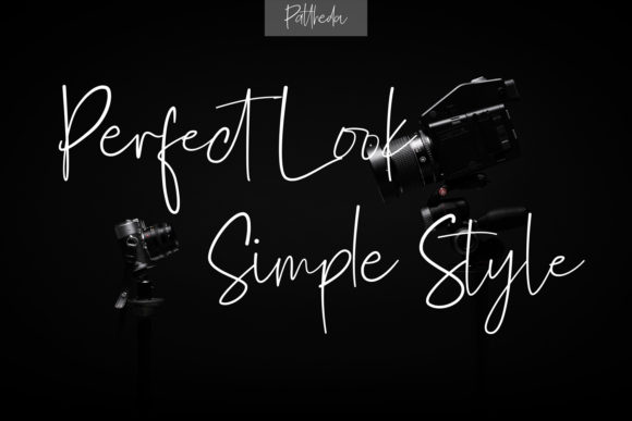 Pattheda Script Font PNG with transparent background - Preview 3