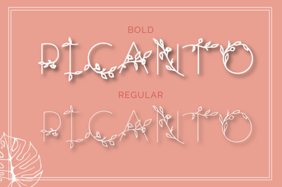 Picanto Font PNG with transparent background - Preview 2