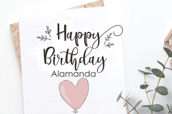 Pichellya Script Font PNG with transparent background - Preview 4