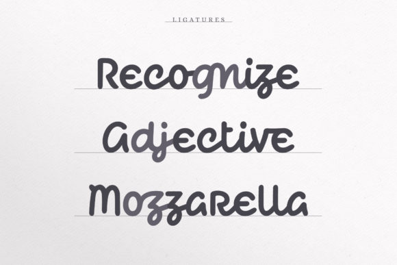 Qliché Font PNG with transparent background - Preview 3
