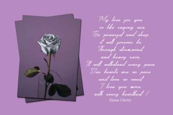 Real Violet Font PNG with transparent background - Preview 2