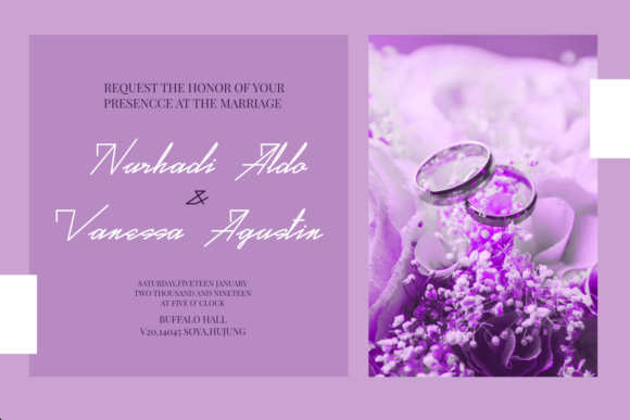 Real Violet Font PNG with transparent background - Preview 5