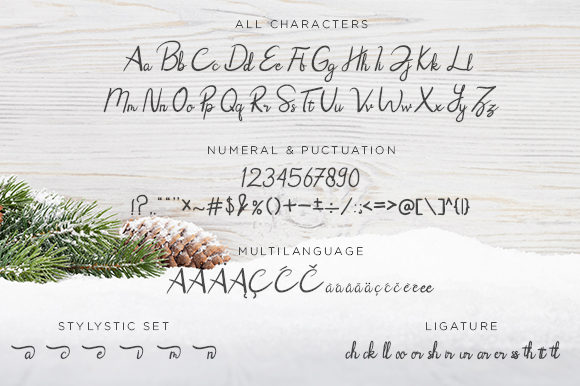 Rhoselinna Font PNG with transparent background - Preview 6
