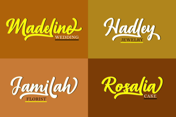 Richardine Script Font PNG with transparent background - Preview 1