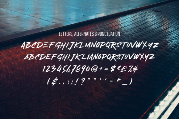 Roam Font PNG with transparent background - Preview 1