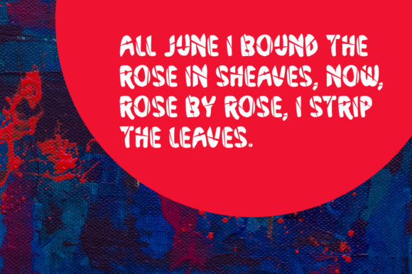 Rockrose Stave Font PNG with transparent background - Preview 1