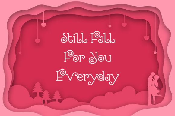 Romantine Font PNG with transparent background - Preview 6