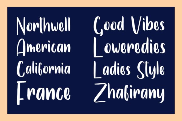 Samantha Duo Font PNG with transparent background - Preview 4